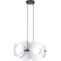 Lampada a sospensione su cavo ELEMENTI 4xG9/8W/230V grigio